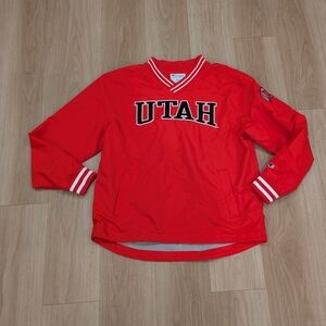 University Of Utah Red Champion Pullover Size M